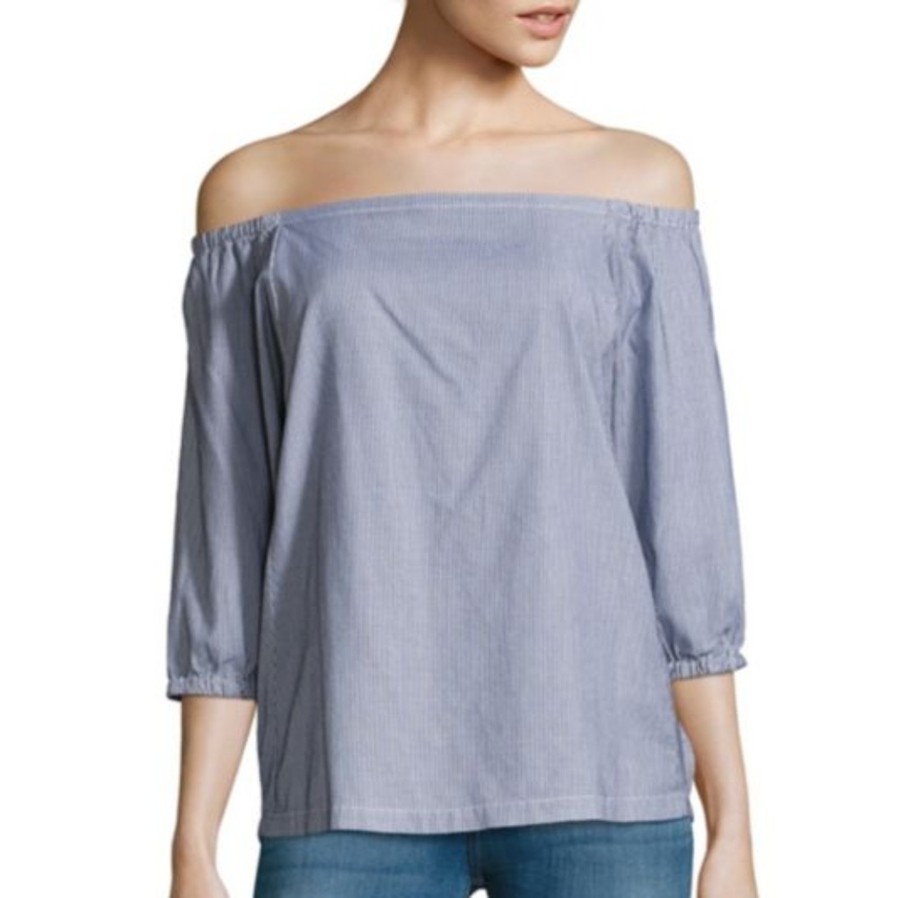 Trina Turk Darius Off-The-Shoulder Printed Top